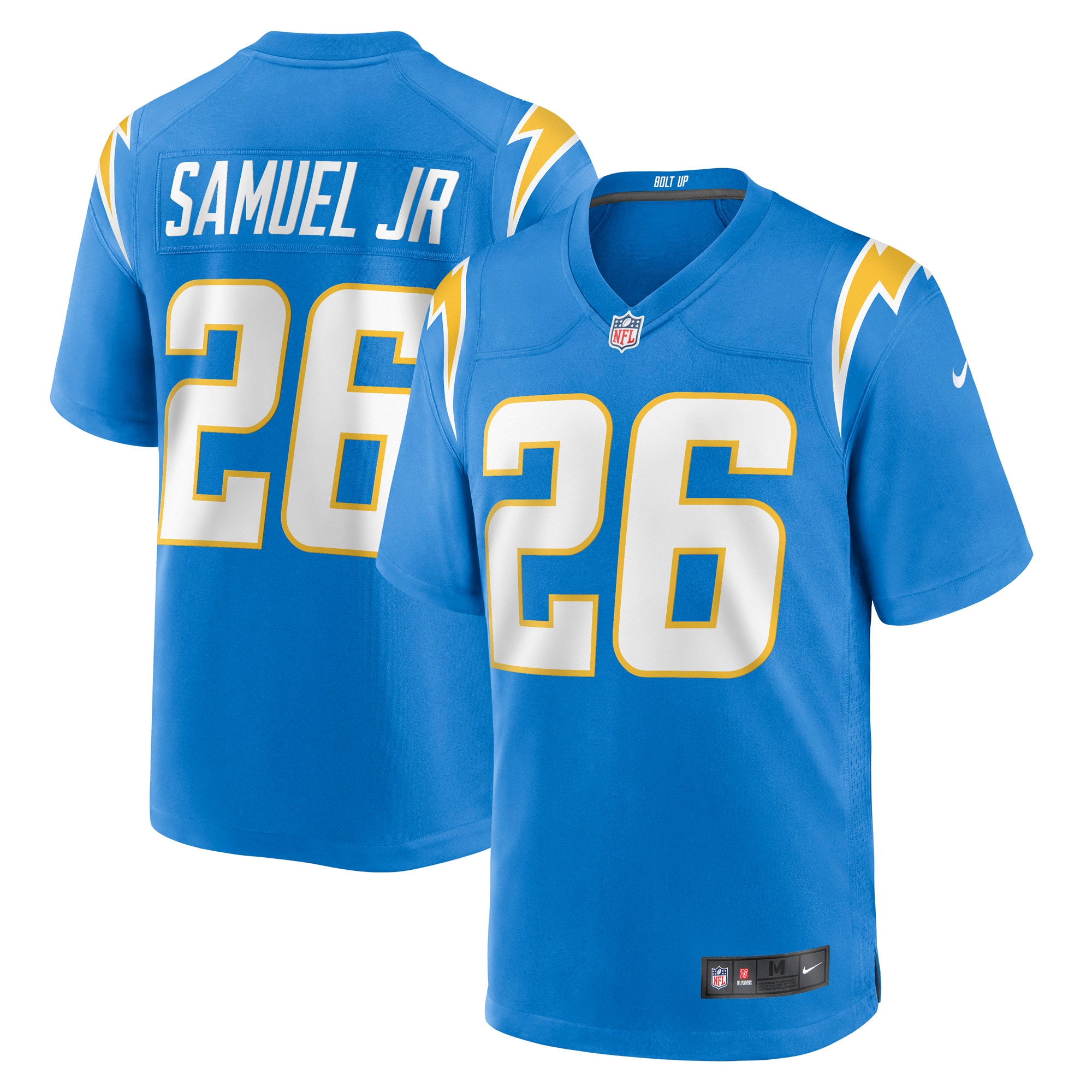 Asante Samuel Jr. Los Angeles Chargers Game Player Jersey – Powder Blue