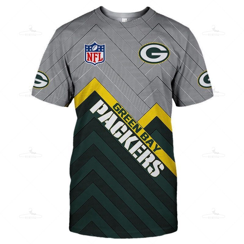 Green Bay Packers T-Shirt Short Sleeve Custom  Gift S