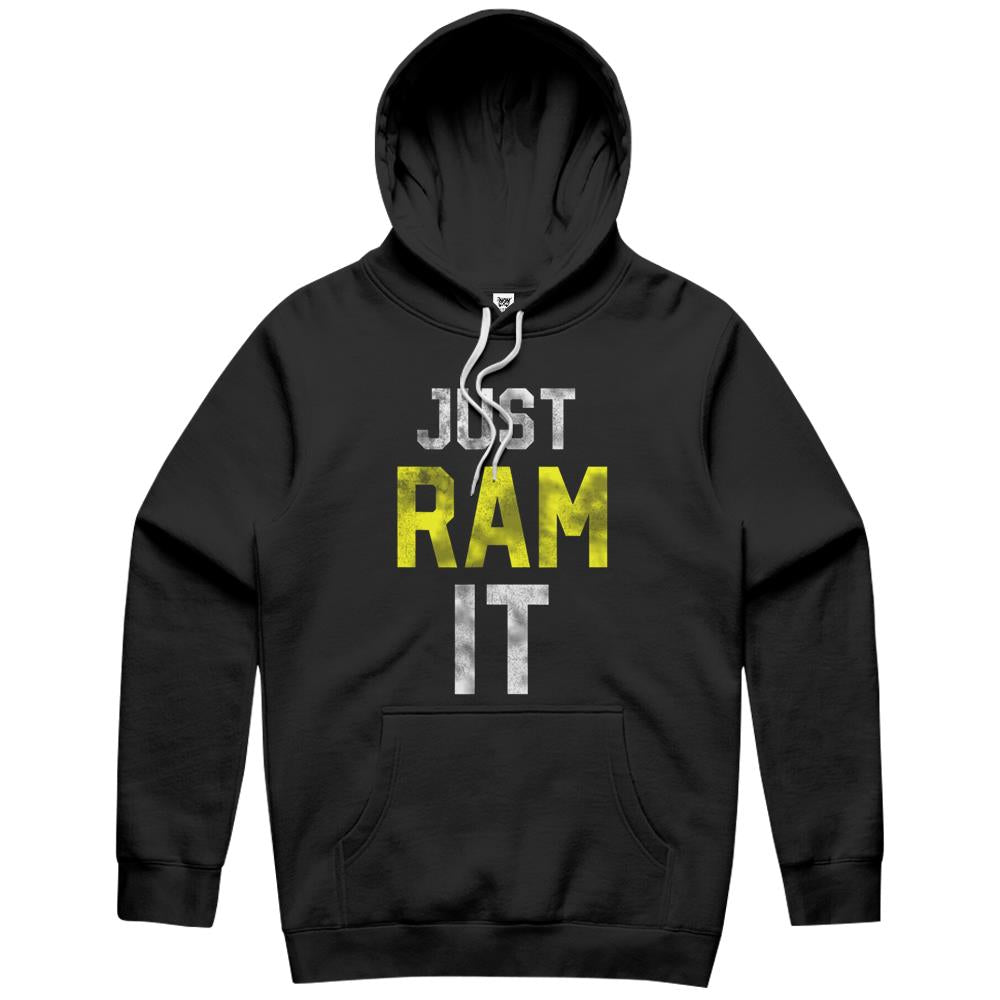 Distressed Ram Funny Saying Just Rams It Hoodie