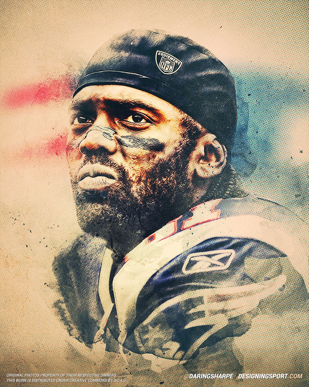 Randy Moss New England Patriotsposter For Fans poster canvas