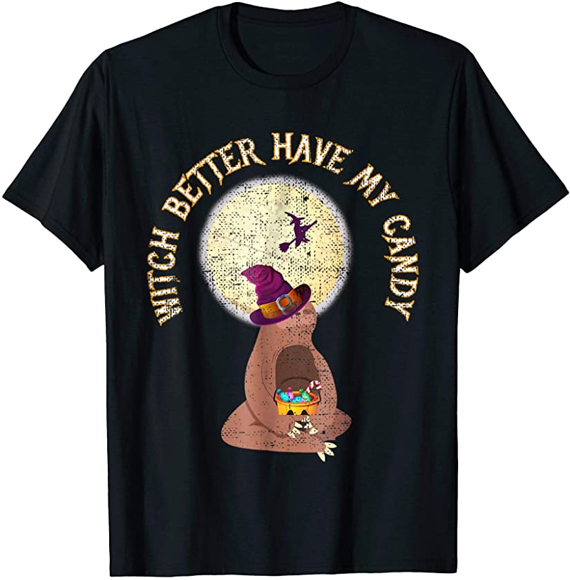 Witch Better Have My Candy T Shirt – Funny Sloth Halloween