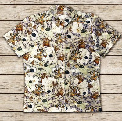 Gettyshirt Walle Ad Vintage Cotton Mens Hawaii Ha18