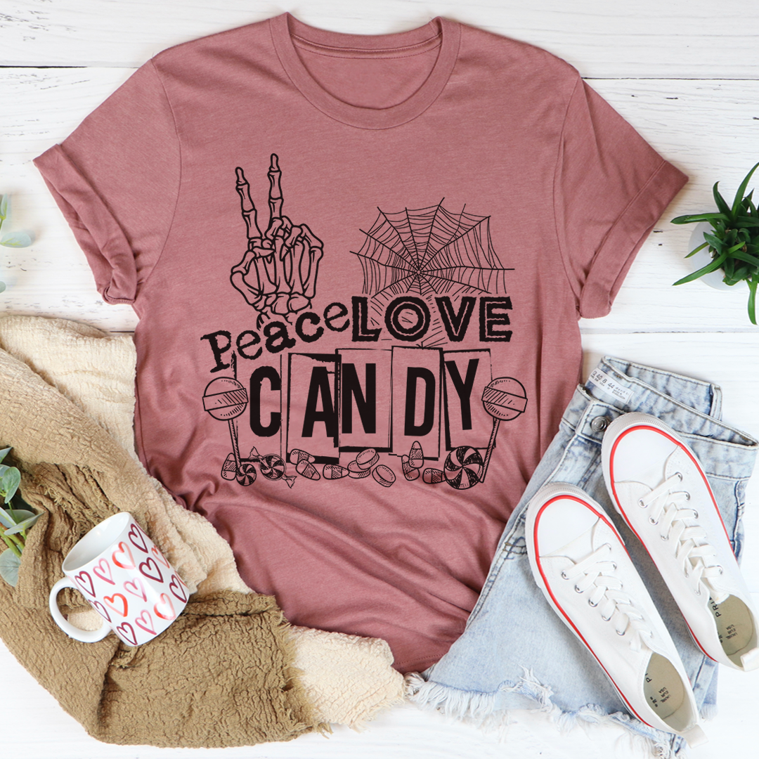 Peace Love Candy Tee