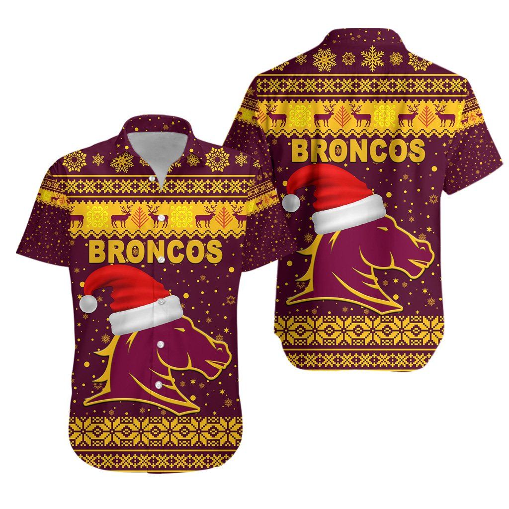 Brisbane Hawaii Shirt Broncos Christmas Unique Vibes Maroon Ha100800