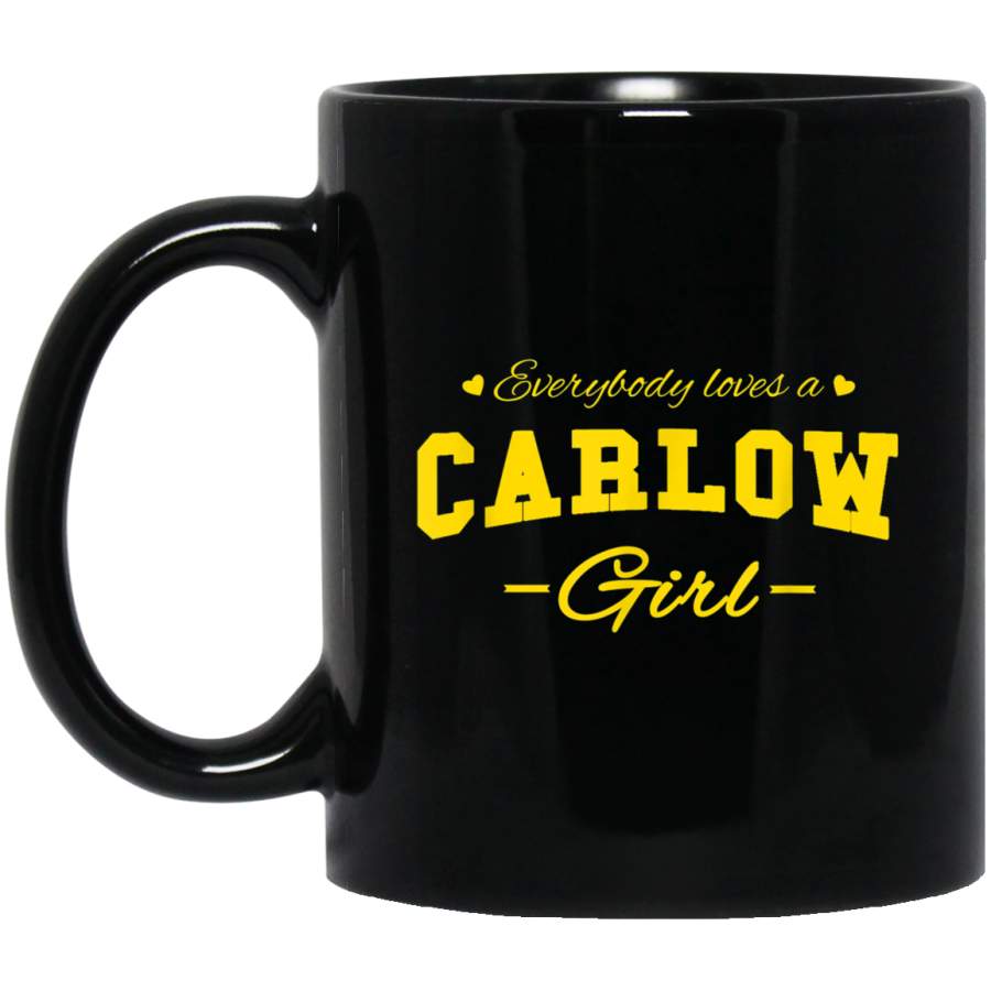 Everybody Loves a Carlow Girl  Vintage Irish Souvenir Mug