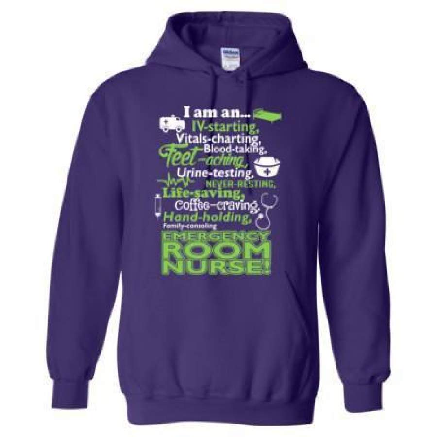 AGR I Am An Emergency Room Nurse – Heavy Blend™ Hooded Sweatshirt