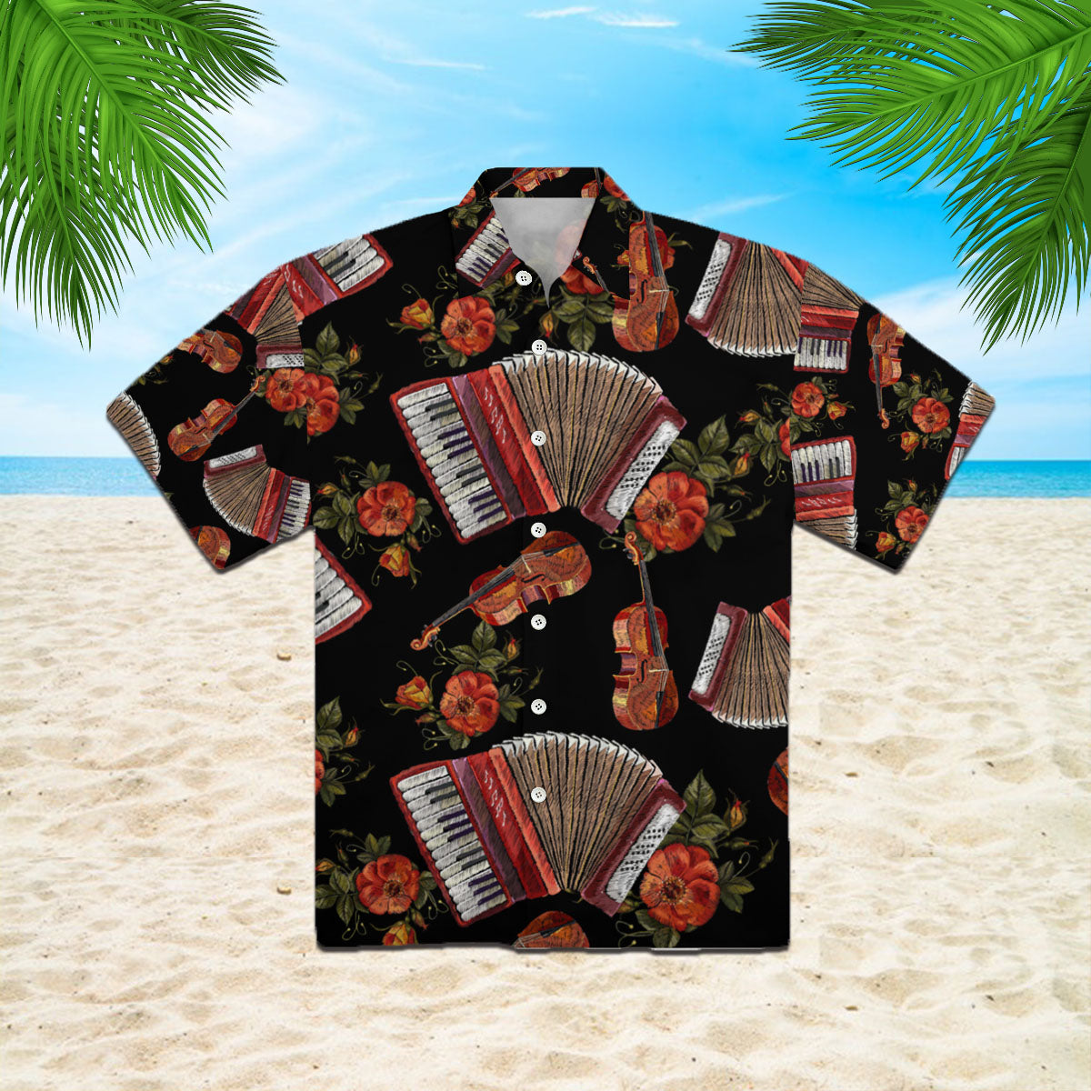 Oragontee Amazing Accordion Hawaii Shirt For Men Women Adult Ha27653