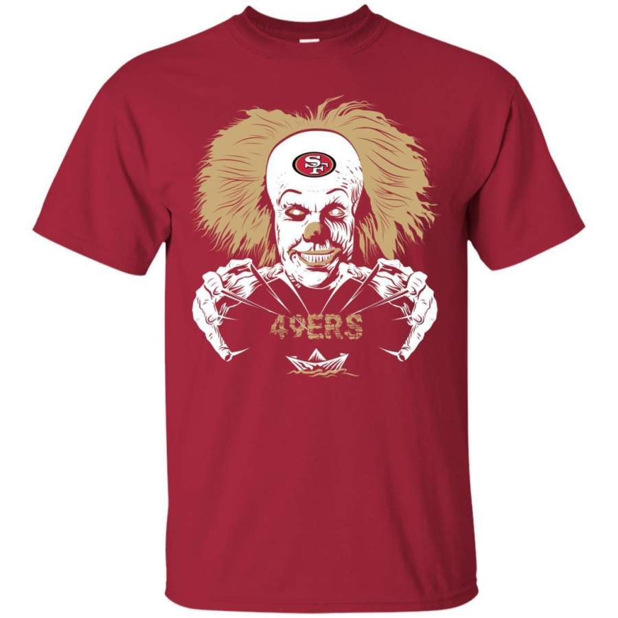 IT Horror Movies San Francisco 49ers T Shirts