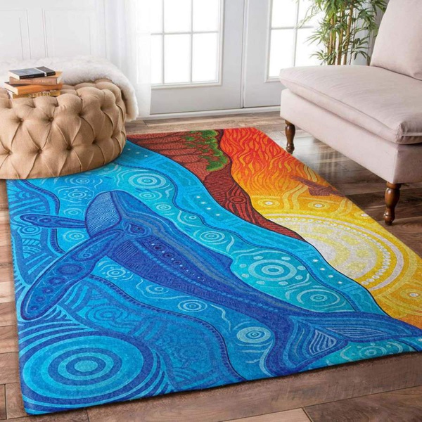 Whales And Eagle Rug RCDD81F44854