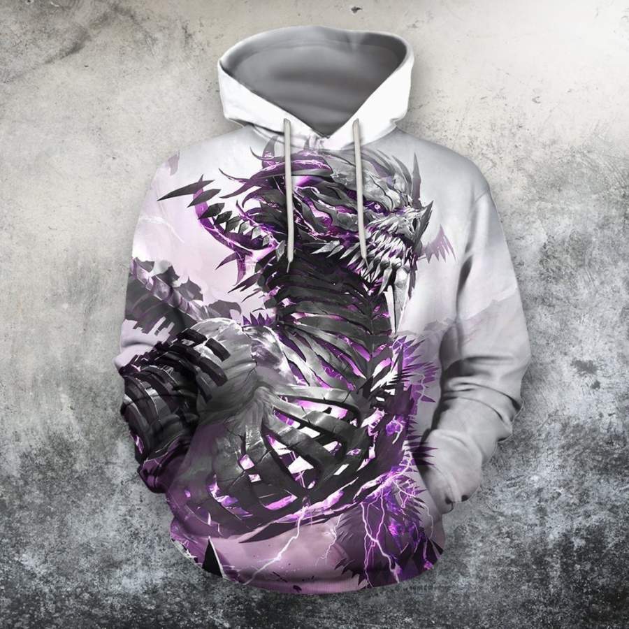 3D All Over Print Dragon Bones Hoodie