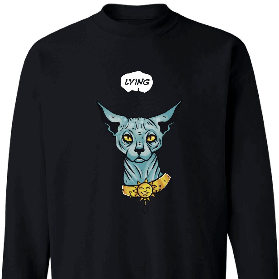 Saga Lying Cat Sweatshirt – Trending Personalized