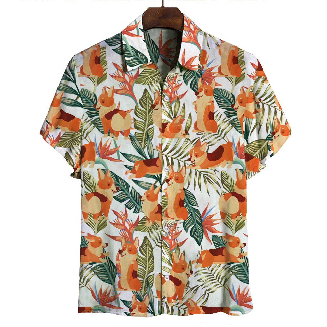 Welsh Corgi Hawaii Shirt Ha29820