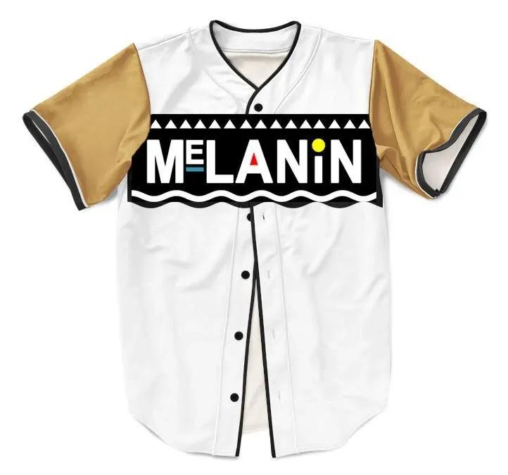 Baseball Jersey Butter Melanin-Za1243