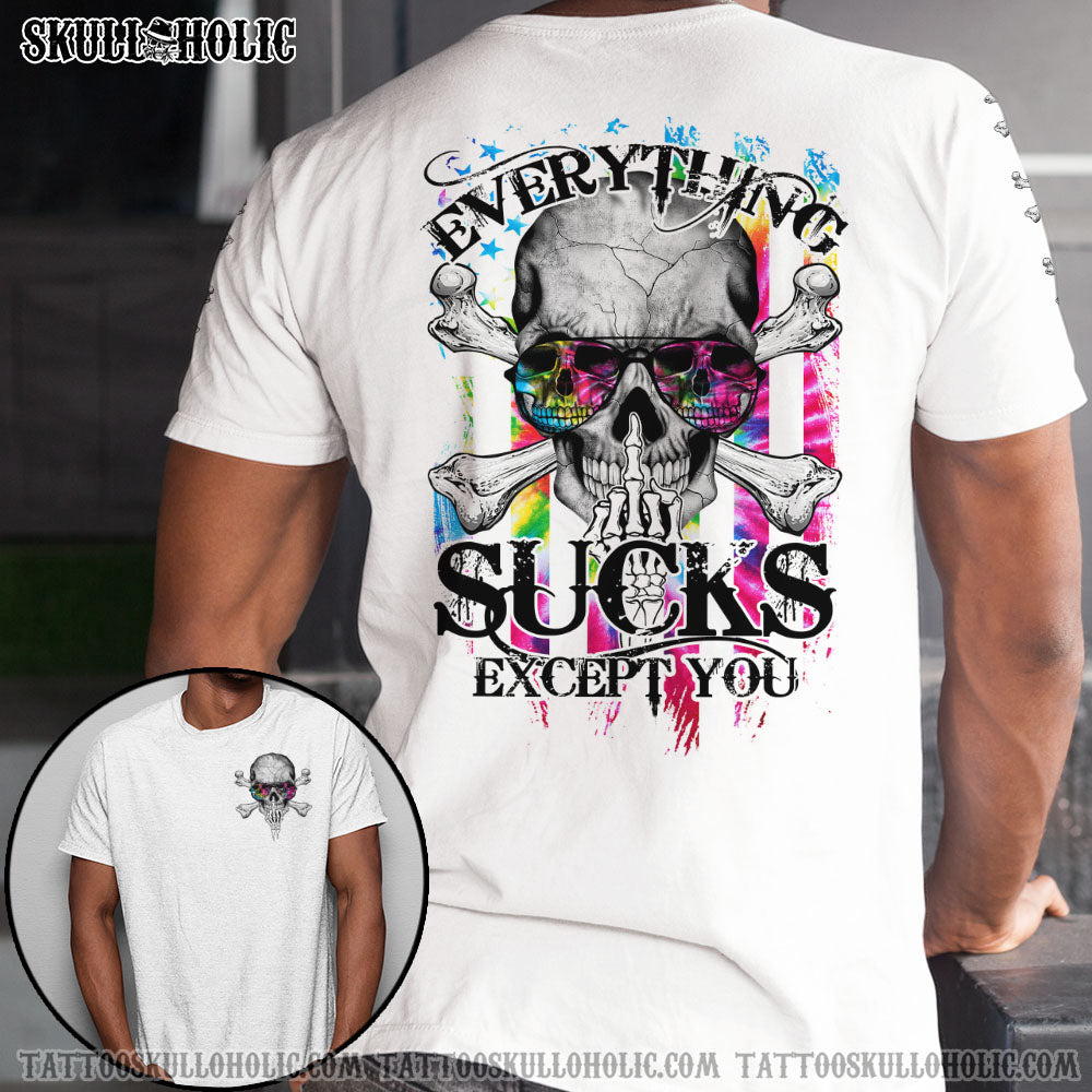 Everything Sucks Couple Skull All Over Print – Tlty1812214