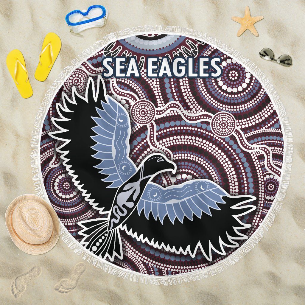 Warringah Beach Blanket Sea Eagles Indigenous K8