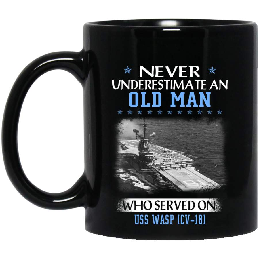 USS Wasp CV-18 Veterans Day Christmas Gift Mug