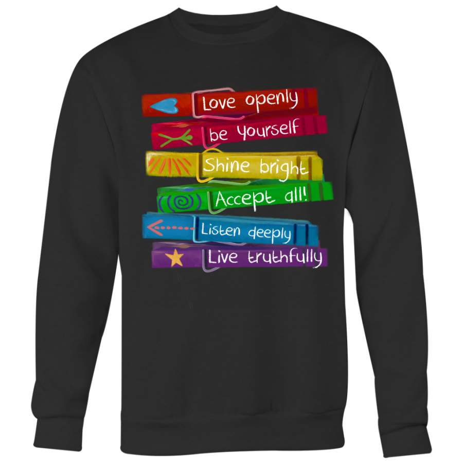 Love Openly Be Yourself Shirts, Gay Pride Shirts, LGBT Shirts