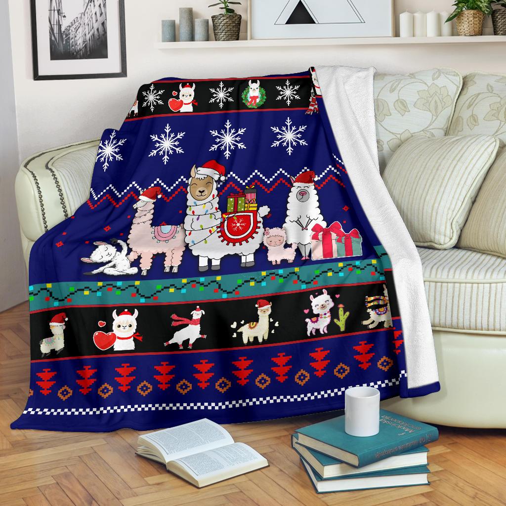 Llama Chritmas Christmas Blanket – Amazing Gift Idea – Justbeperfect ...