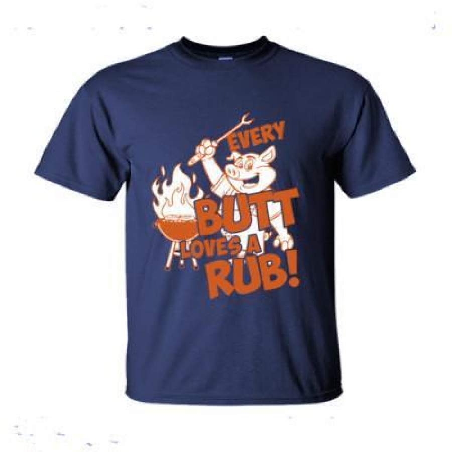 AGR Barbecue Every Butt Loves a Rub – Ultra-Cotton T-Shirt