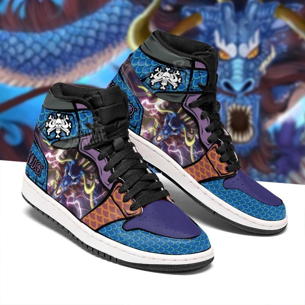 Dragon Kaido Yonko One Piece Anime Air Jordan 2021 Shoes Sport Sneakers