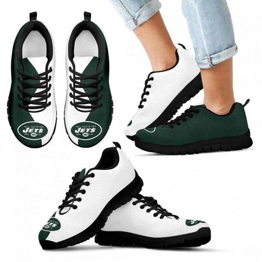 Two Colors Trending Lovely New York Jets Sneakers #365