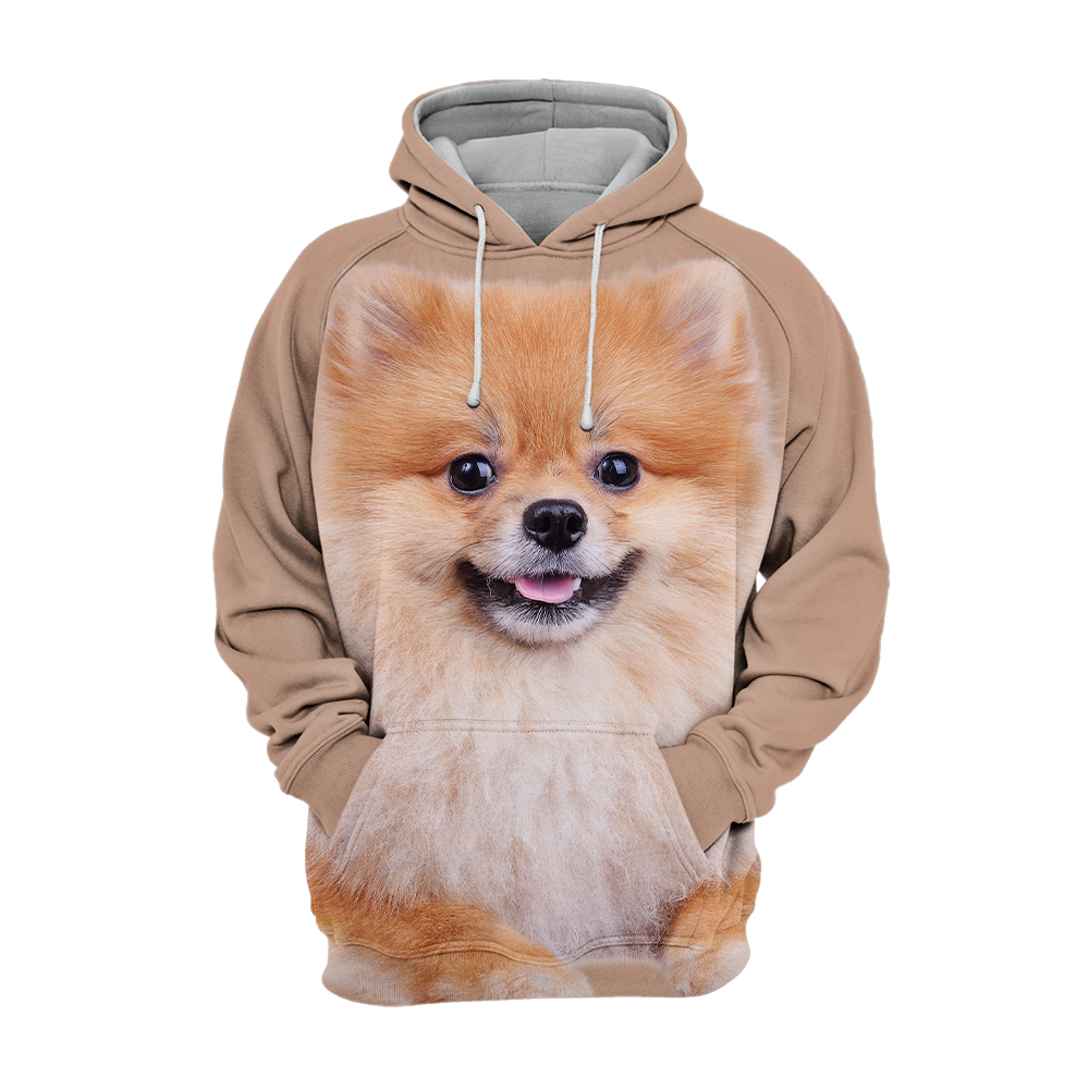 Unisex 3D Graphic Hoodies Animals Dogs Pomeranian