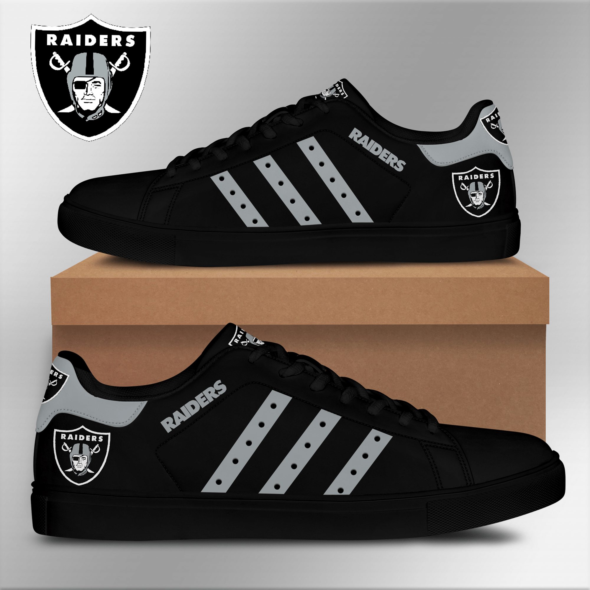 Raiders Low Top Shoes V2