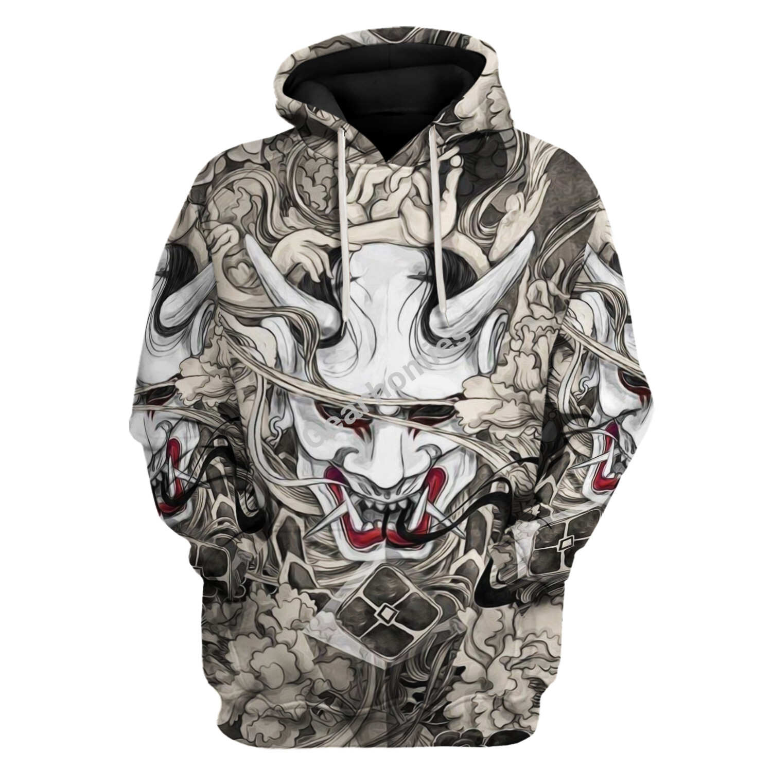 Unisex Tops Oni Mask 3D Costumes