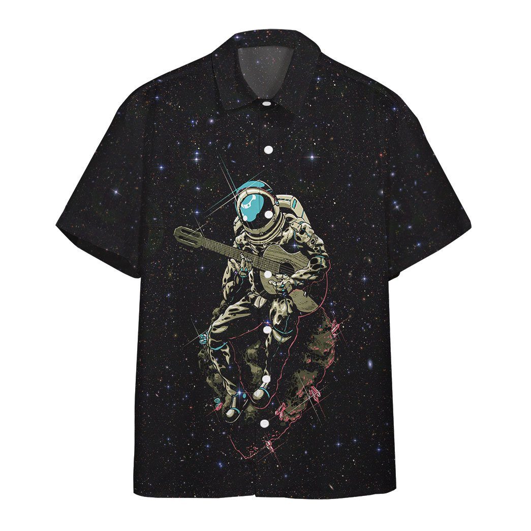 Gearhumans Astronaut Playing The Guitar Custom Hawaiian Shirt Ha82281