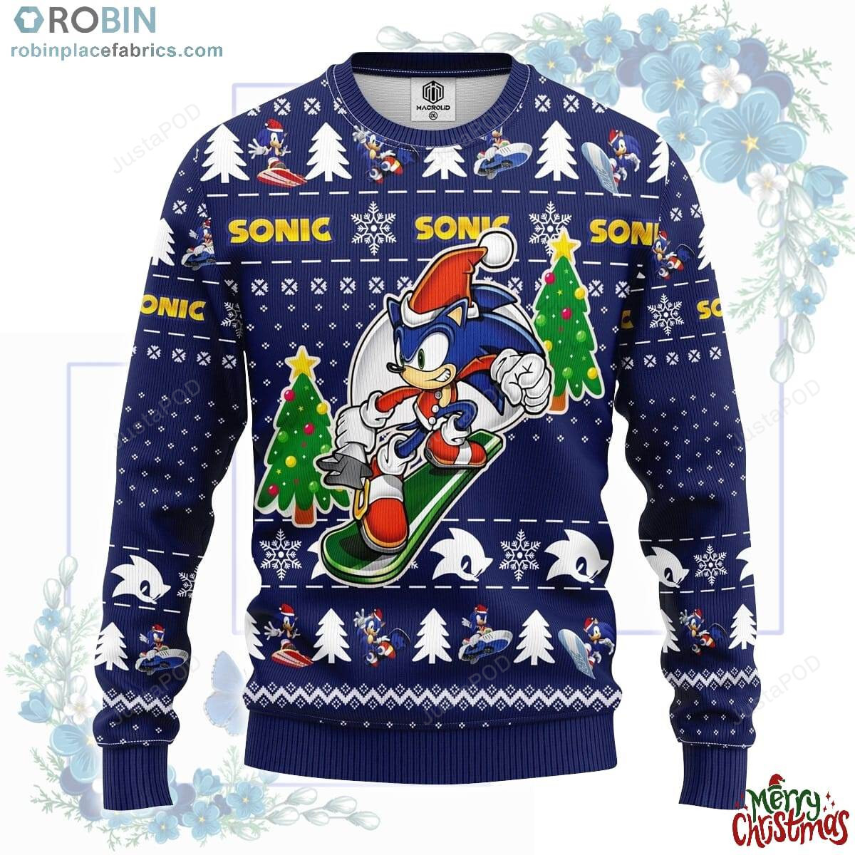 Sonic The Hedgehog Ugly Sweater