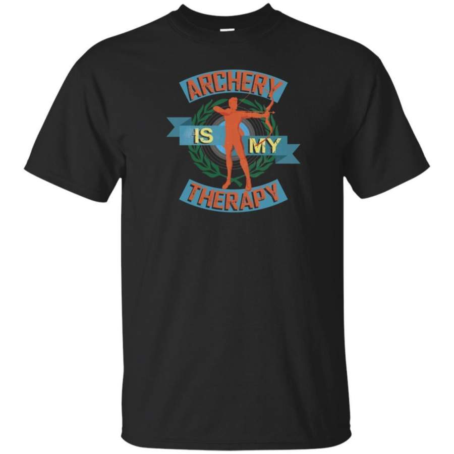 AGR Archery Is My Therapy Arrow Shooting T-shirt