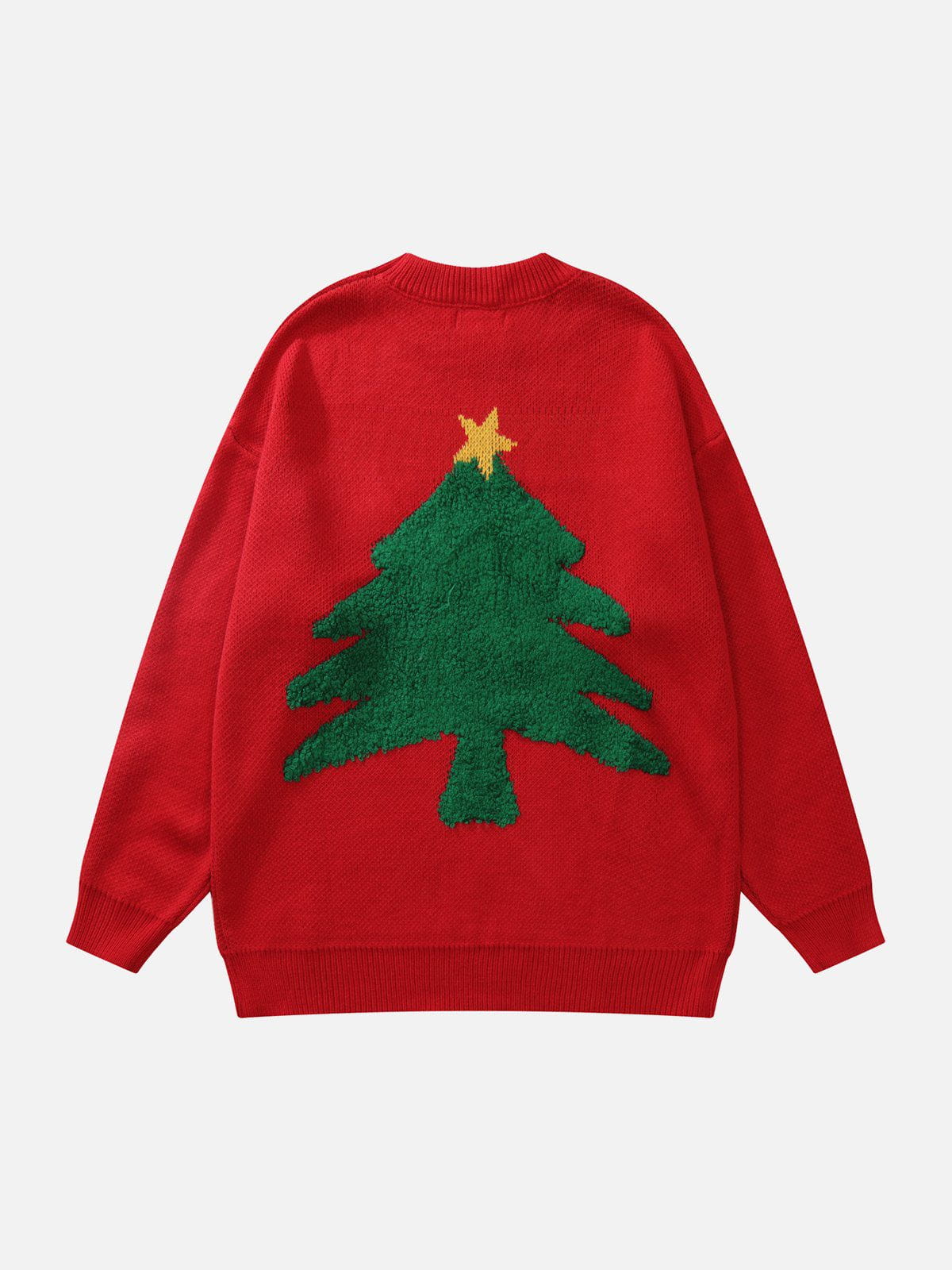 Talishko™ – Christmas Tree Flocking Print Sweater