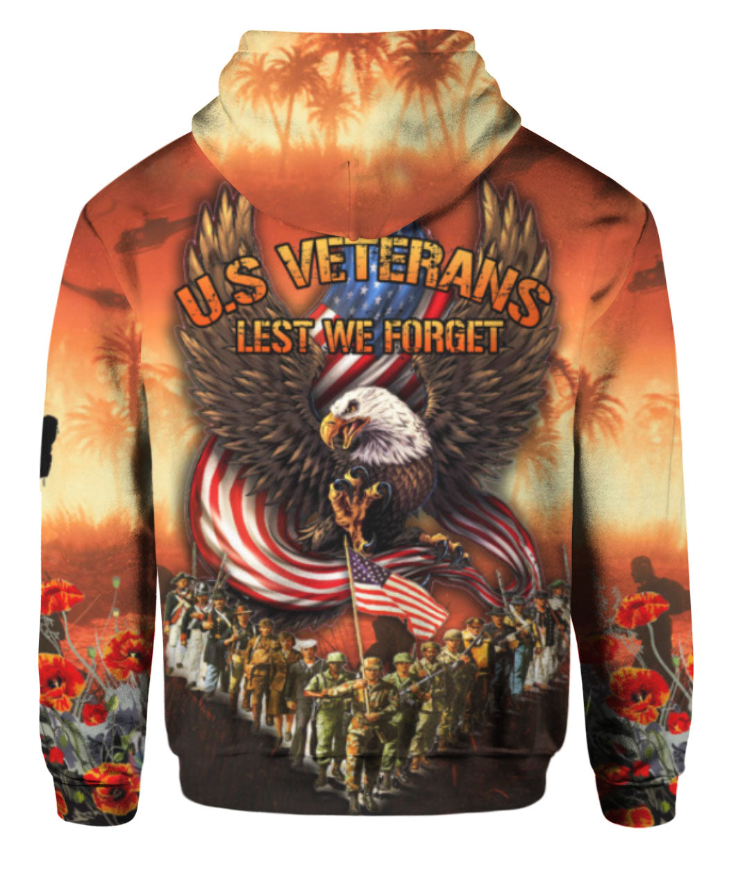 Oragontee Amerian Veteran Lest We Forget 3D All Over Print | For Men ...