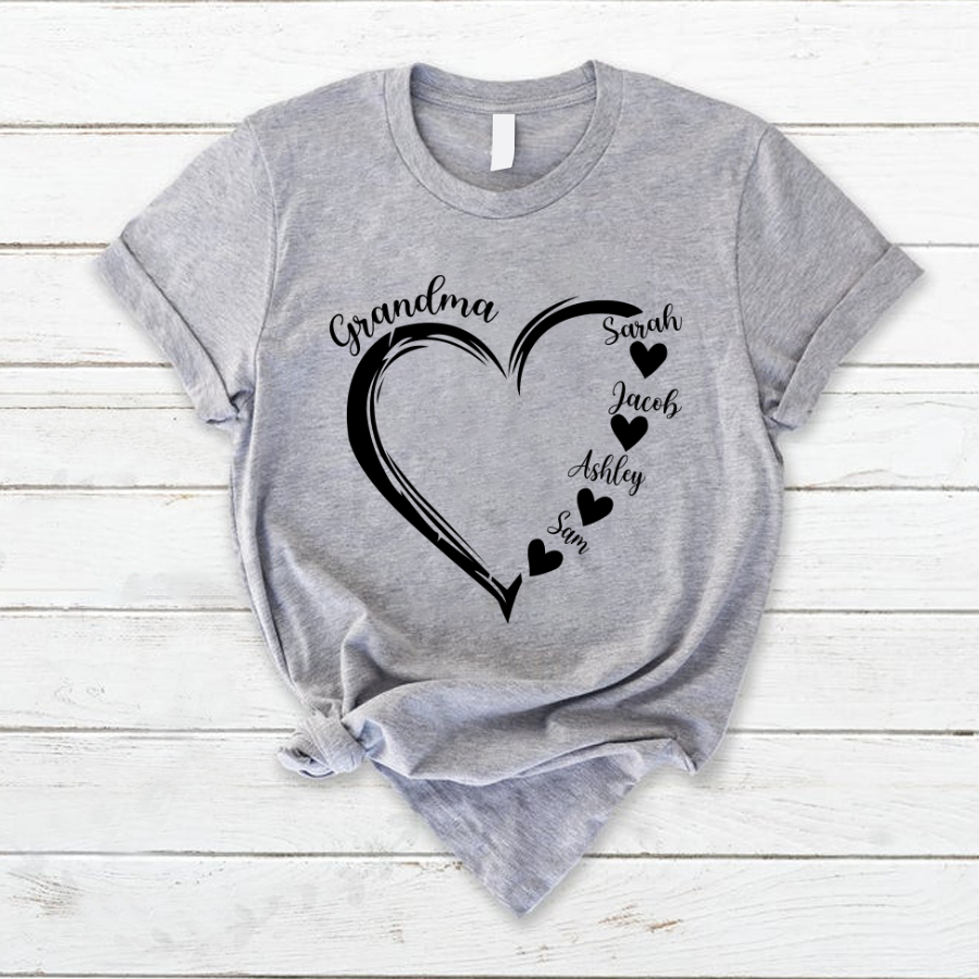 Personalized Grandma And Grandkids , Best Gifts For Mother’S Day T-Shirt