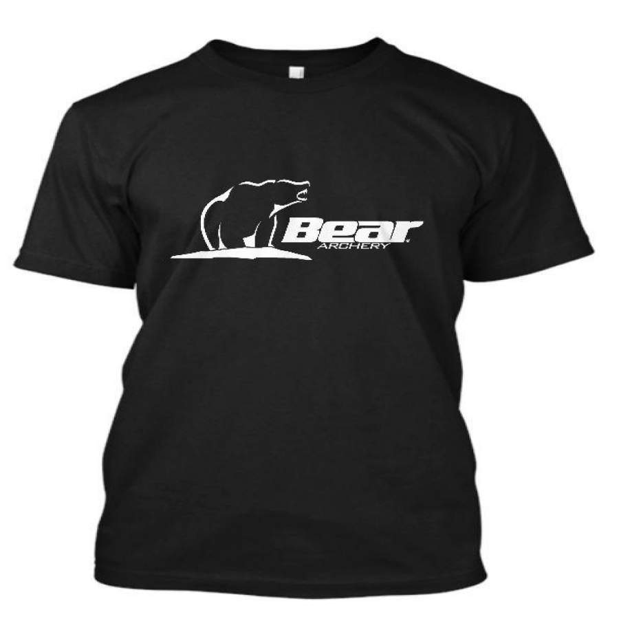 New Bear Archery Logo Men’s Black T-Shirt