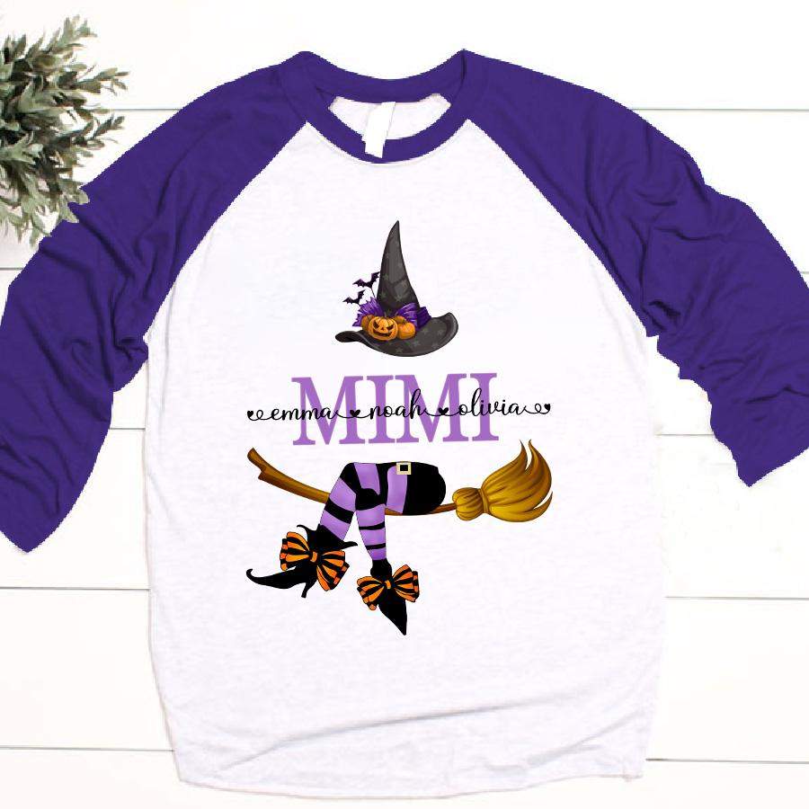 Mimi Witch | Personalized Baseball T-shirt