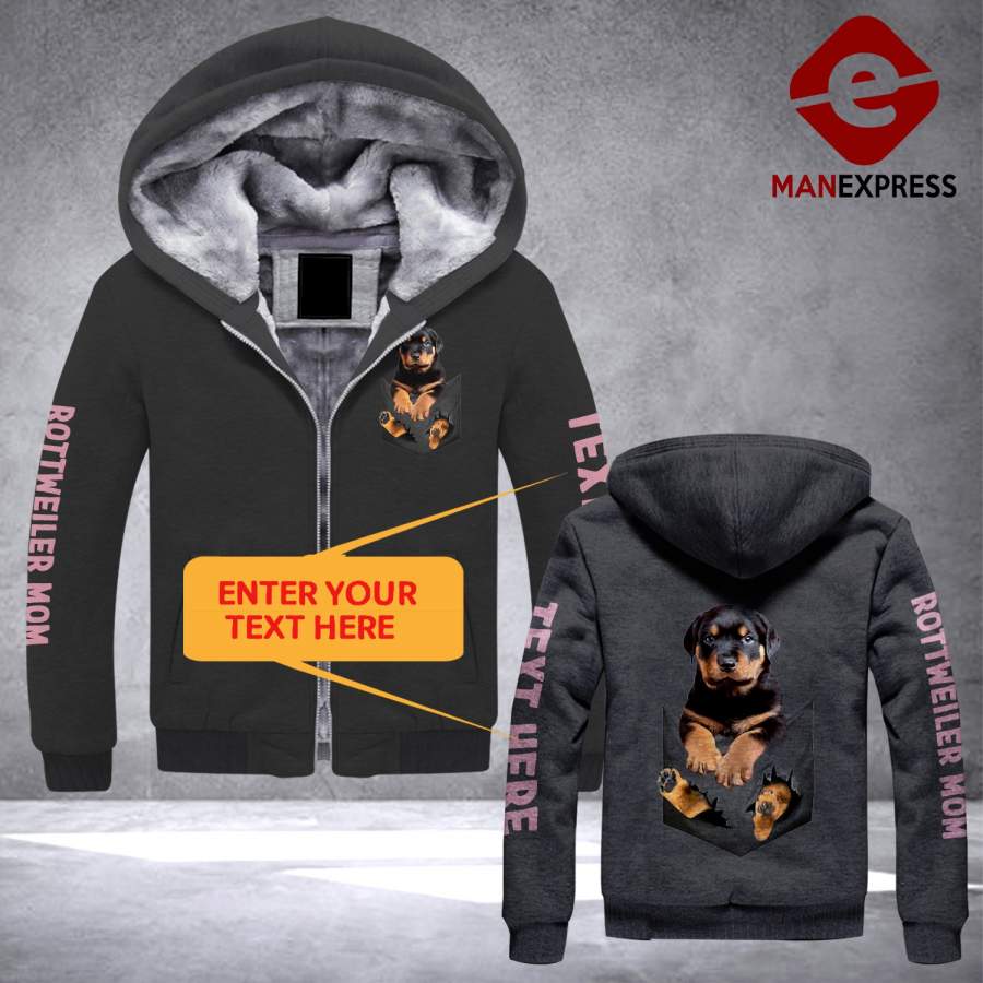 VH CUSTOMIZE ROTTWEILER 2612 3D ALL PRINT FLEECE HOODIE