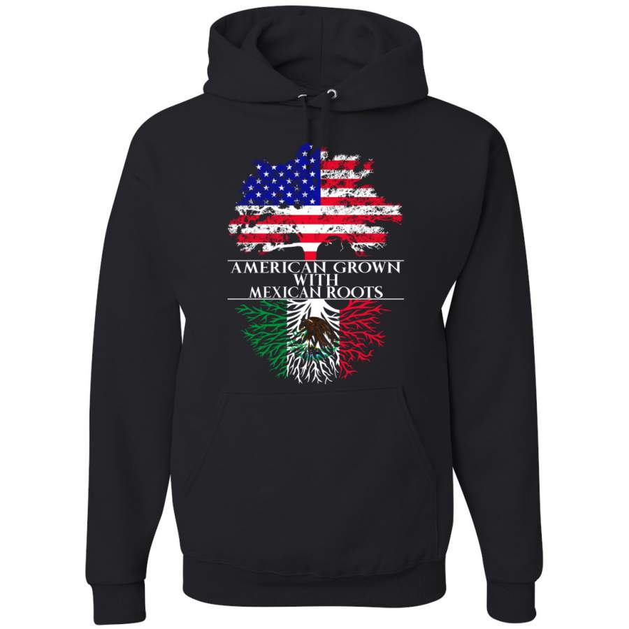 American Grown With Mexican Roots Americana / American Pride Graphic Hoodie Sweatshirt