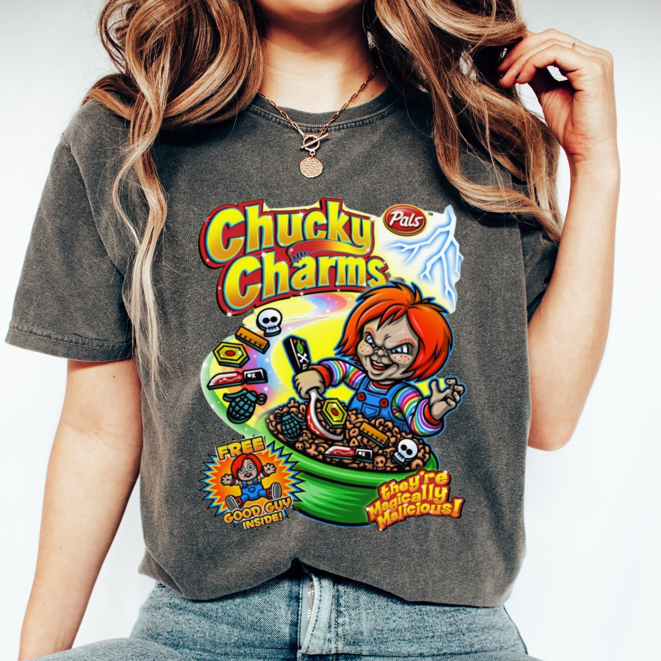 Chucky Charms Shirt, Chucky, Halloween Shirt, Horror, Halloween, Lucky Vibes, Horror Patrick Day, Chucky Patrick, Chucky Shirt, Horror