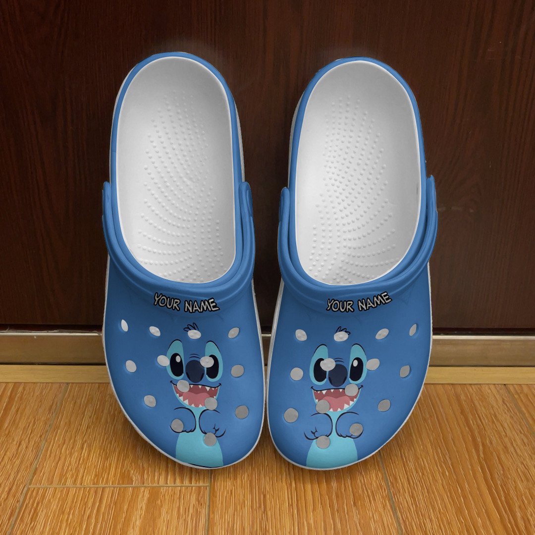 Stitch And Lilo Gift For Lover Rubber Crocs Crocband Clogs Stitch And