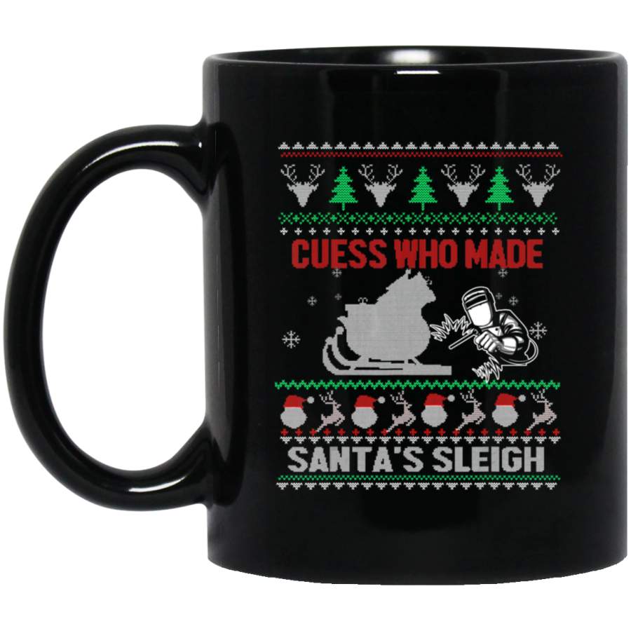 Ugly christmas Welder Funny Xmas Gift Welders Coffee Mug