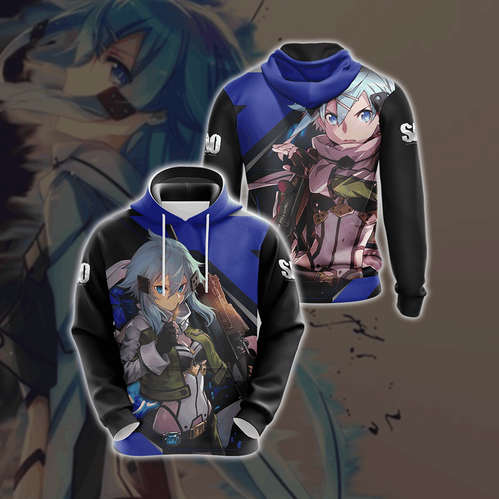 Sword Art Online – Sinon Unisex 3D Hoodie