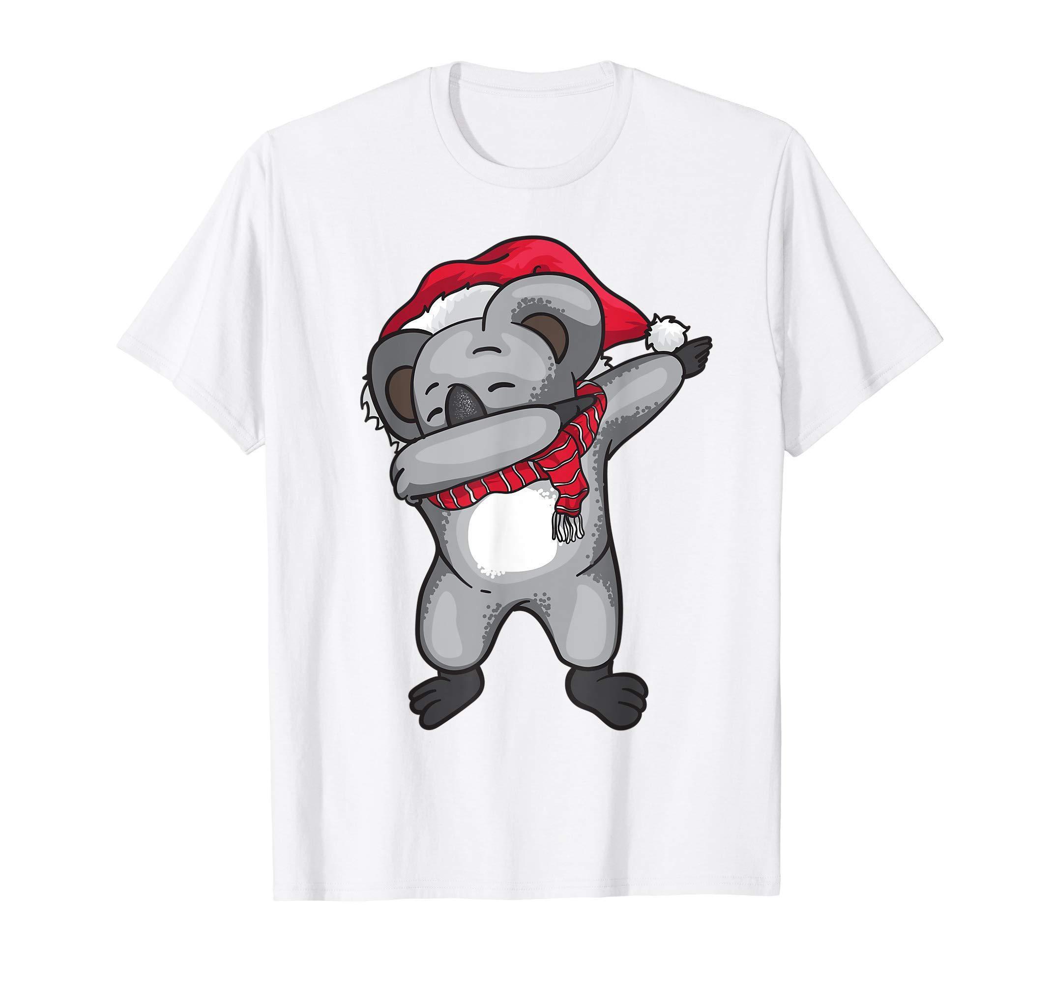 Dabbing Koala Cute Shirt Christmas Scarf Hat Wallaby Gift