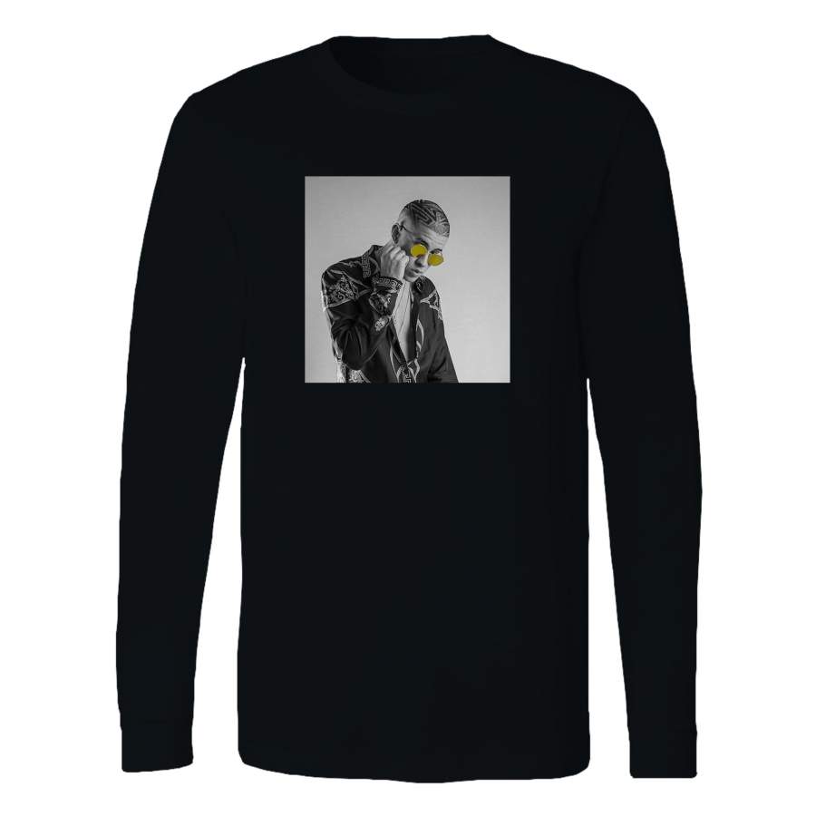 Bad Bunny Twitero O Presidente Long Sleeve T-Shirt