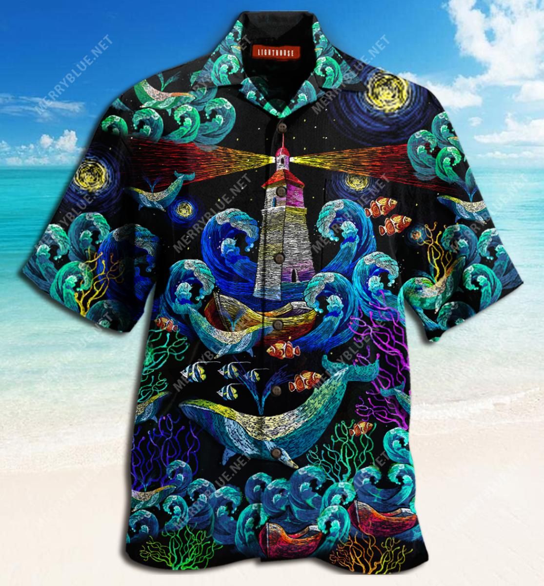 Amazing Finding Light Marine Life Aloha Hawaiian Shirt Colorful Short Sleeve Summer Beach Casual Shirt For Men And Women