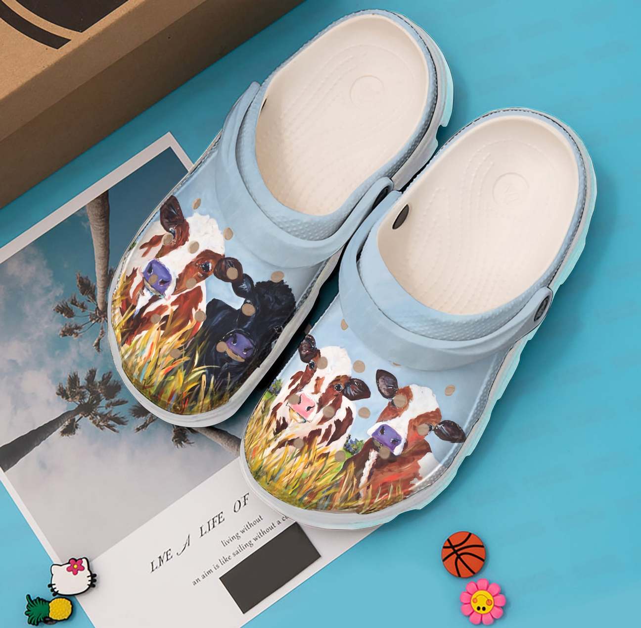 Cow Personalized Clog, Custom Name, Text, Color, Number Fashion Style For Women, Men, Kid, Print 3D Lovely Cows