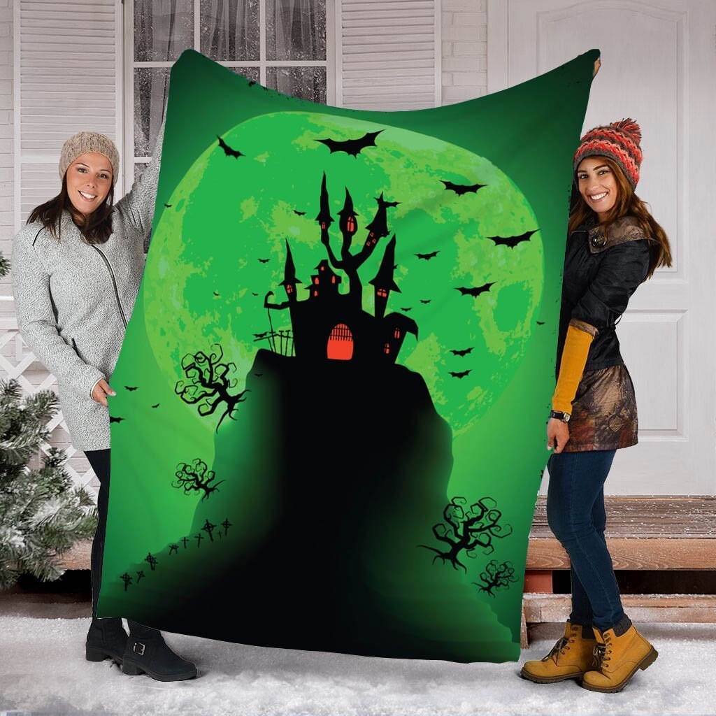 Halloween House Gift Fleece Blanket – Quilt Blanket Fleece Blanket, Blanket Sofa Bed, 3D Blanket