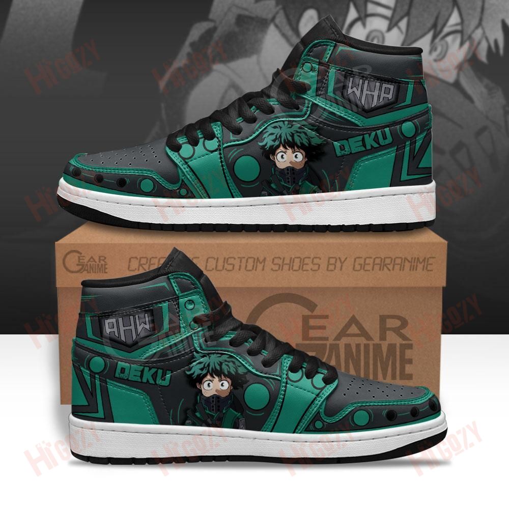 Bnha Deku Sneakers Custom Musketeer My Hero Academia Anime Shoes