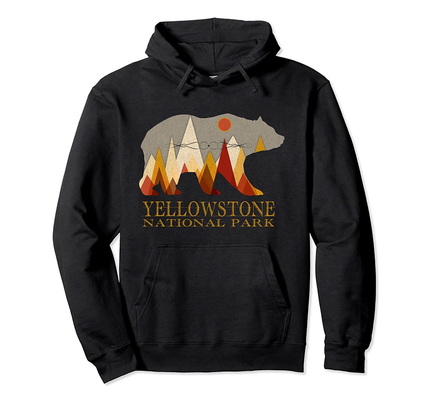 Vintage Yellowstone Hoodie Yellowstone Grizzly Bear, T-Shirt, Sweatshirt