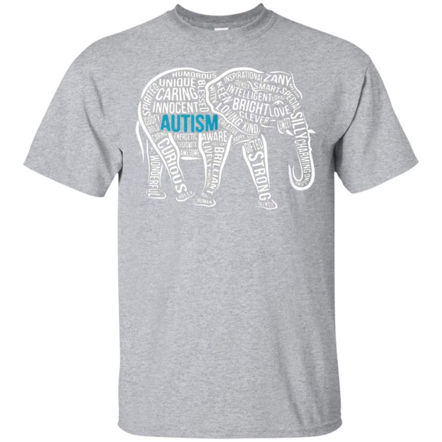 AGR Autism Awareness Elephant T shirt